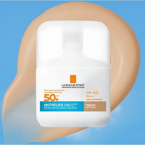 tekstura toniranog seruma La Roche-Posay Anthelios UV Air Serum SPF50+
